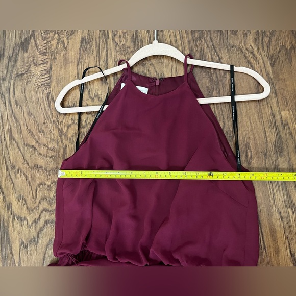 Donna Morgan Collection Maroon Evening Gown Size 2 - Picture 13 of 16